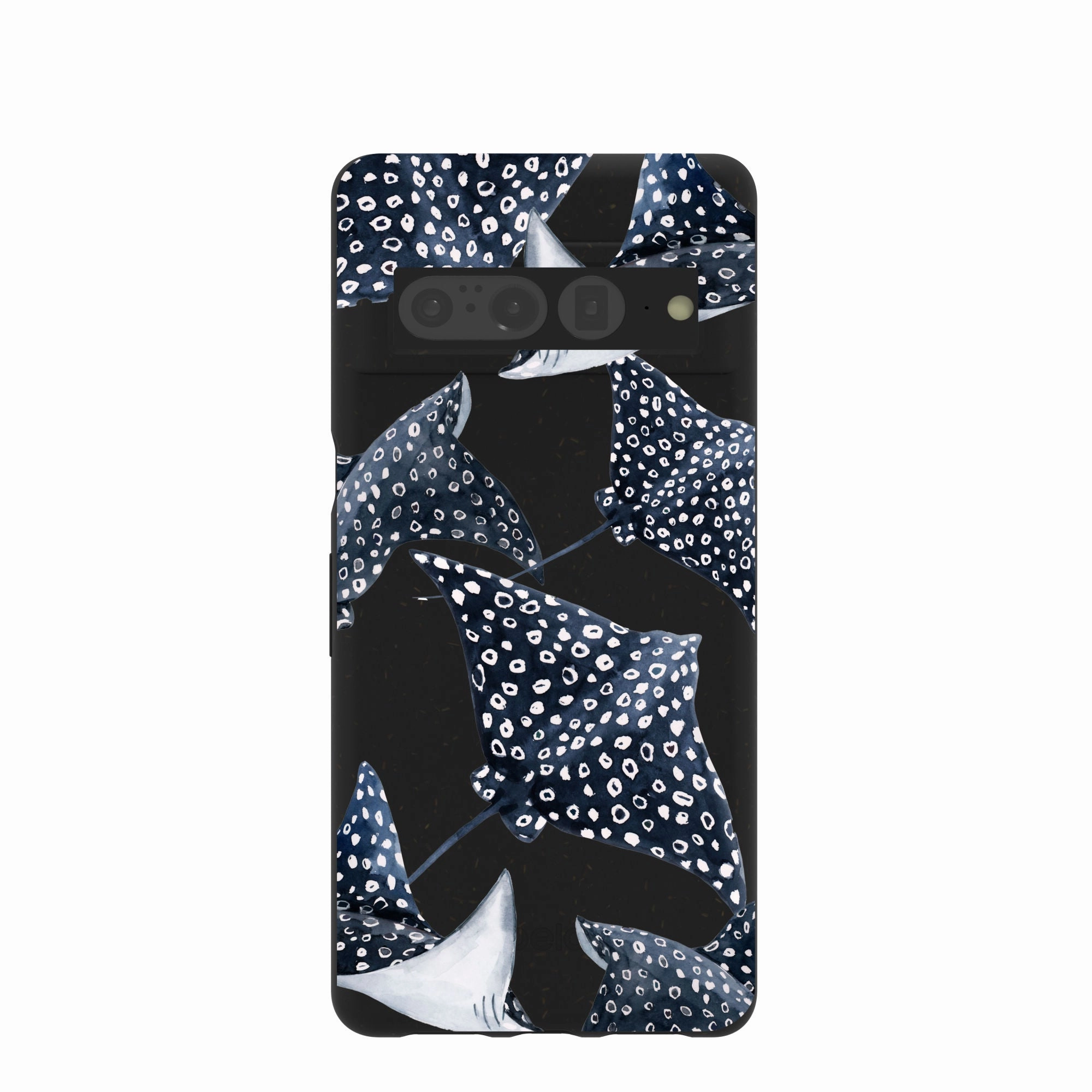 Printed Artwork Soft Edge Black Midnight Rays Google Pixel 7 Pro Case