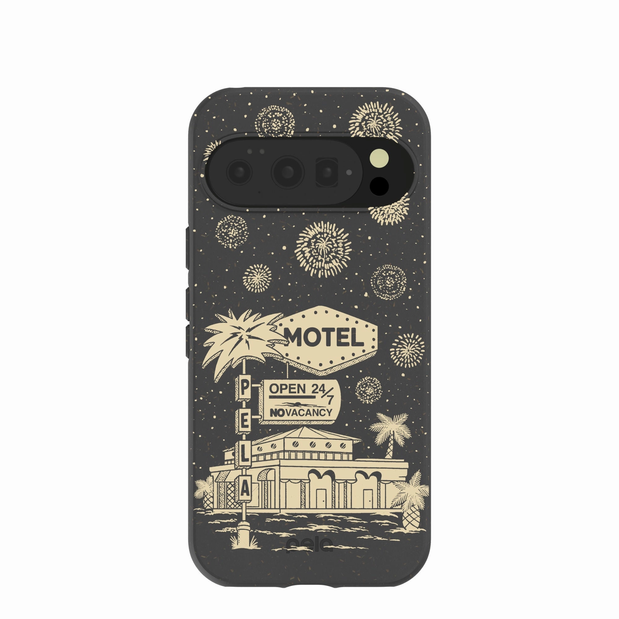 Black Motel Pela Google Pixel 10/10 Pro Case Rugged Build Texture