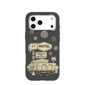 Black Motel Pela iPhone 17 Pro Max Case Sleek Appearance