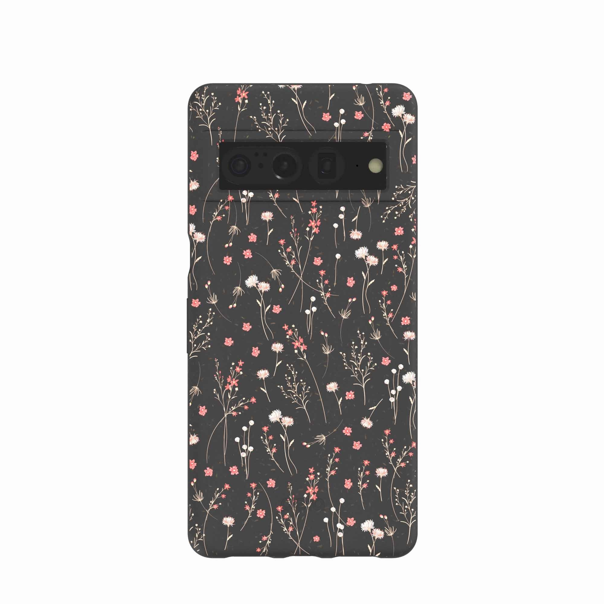 3D Effect Black Night Garden Google Pixel 7 Pro Case