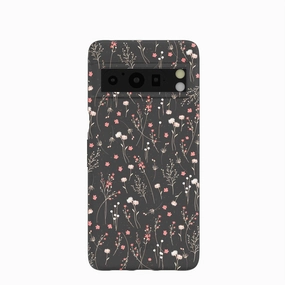 Black Night Garden Google Pixel 8 Pro Case Shock Absorbing