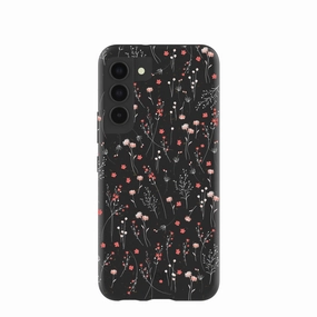 Premium Texture Design Black Night Garden Samsung Galaxy S22 Case