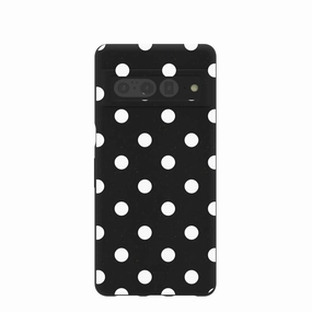 Matte Coating Finish Black Polka Confetti Google Pixel 7 Pro Case