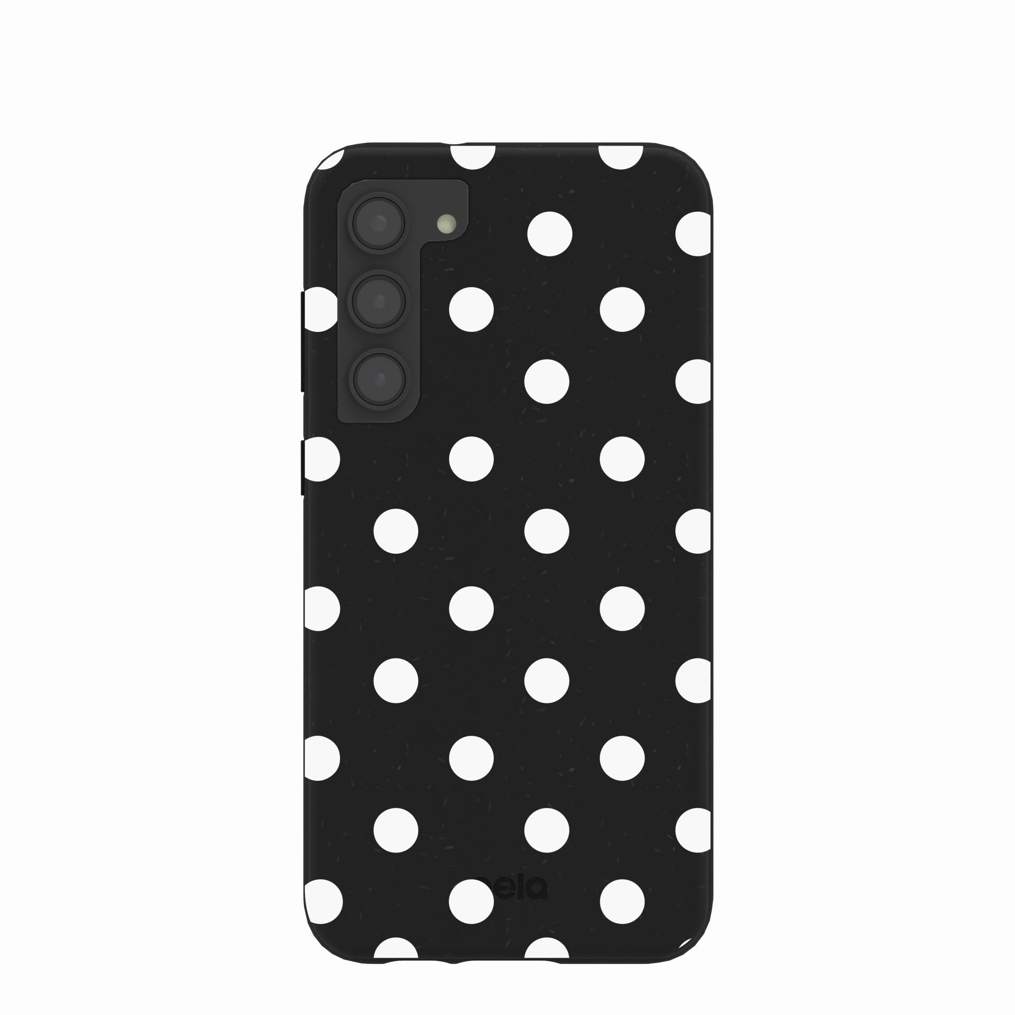 Printed Graphic Matte Edge Black Polka Confetti Samsung Galaxy S23 (Plus) Case