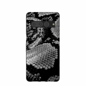 Black Snake Scale Google Pixel 7 Pro Case Protective Pattern Texture Shock Cushion