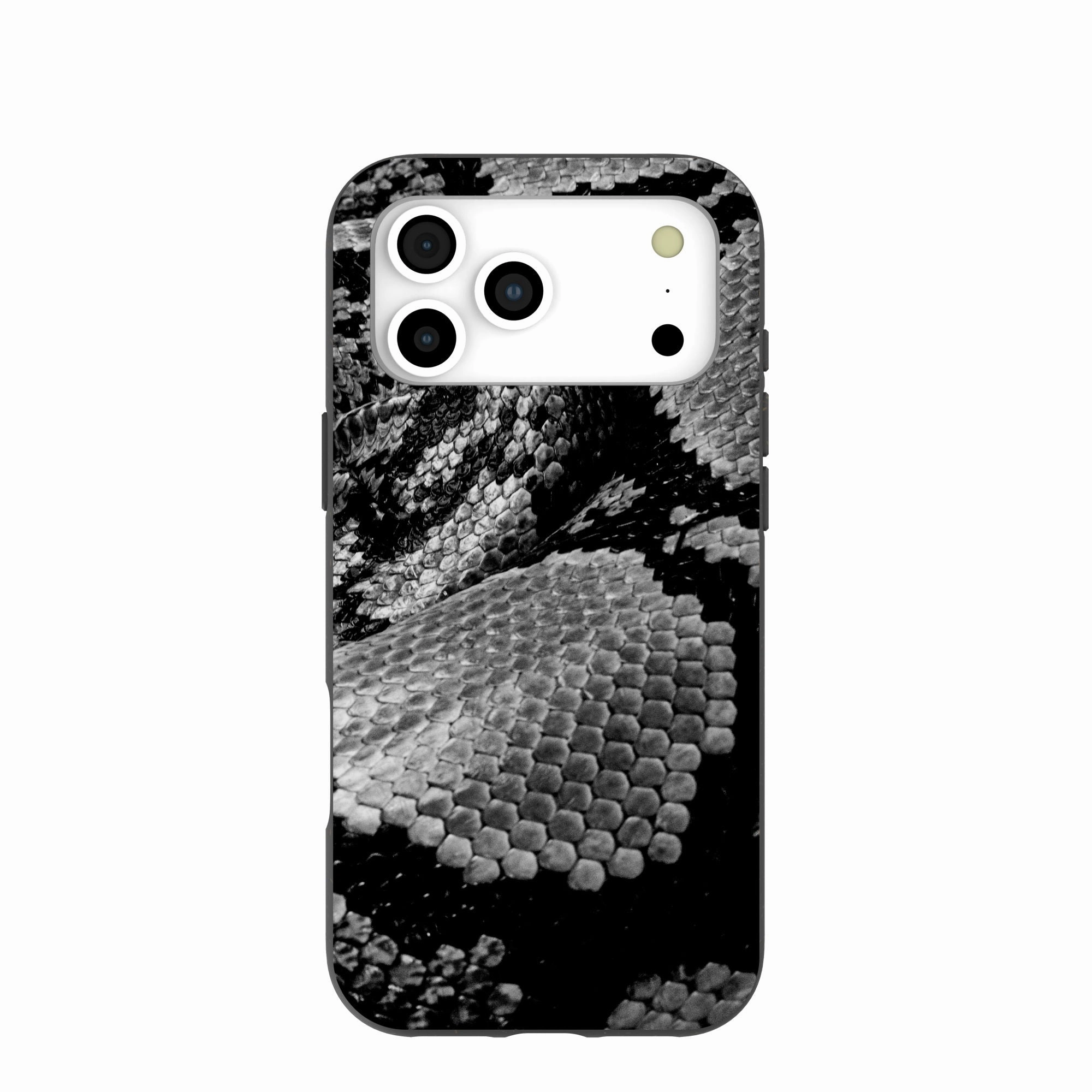 Black Snake Scale iPhone 17 Pro Max Case Drop Protection