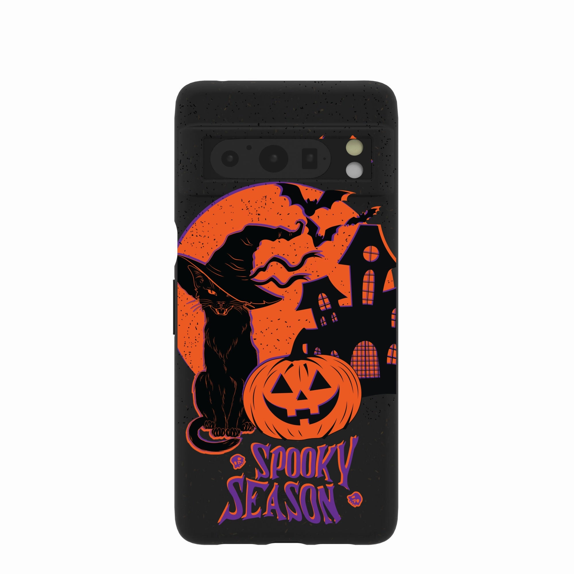 Rugged Pattern Design Stylish Edge Black Spooky Szn Google Pixel 8 Pro Case