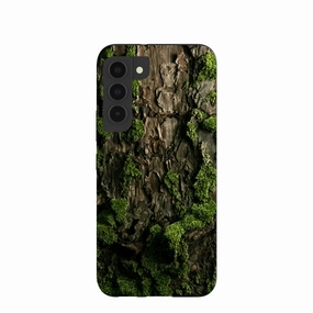 Casual Look Black Tree Bark Samsung Galaxy S22 Case