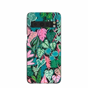 Black Tropic Noir Google Pixel 8 Pro Case Anti Shock Layer