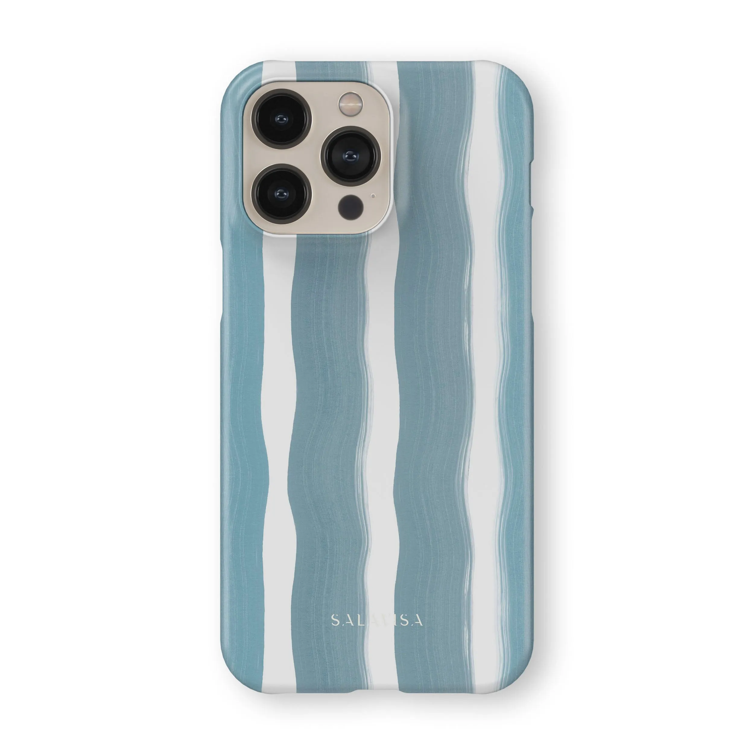 Protective Form Texture Blue Currents Phone Case