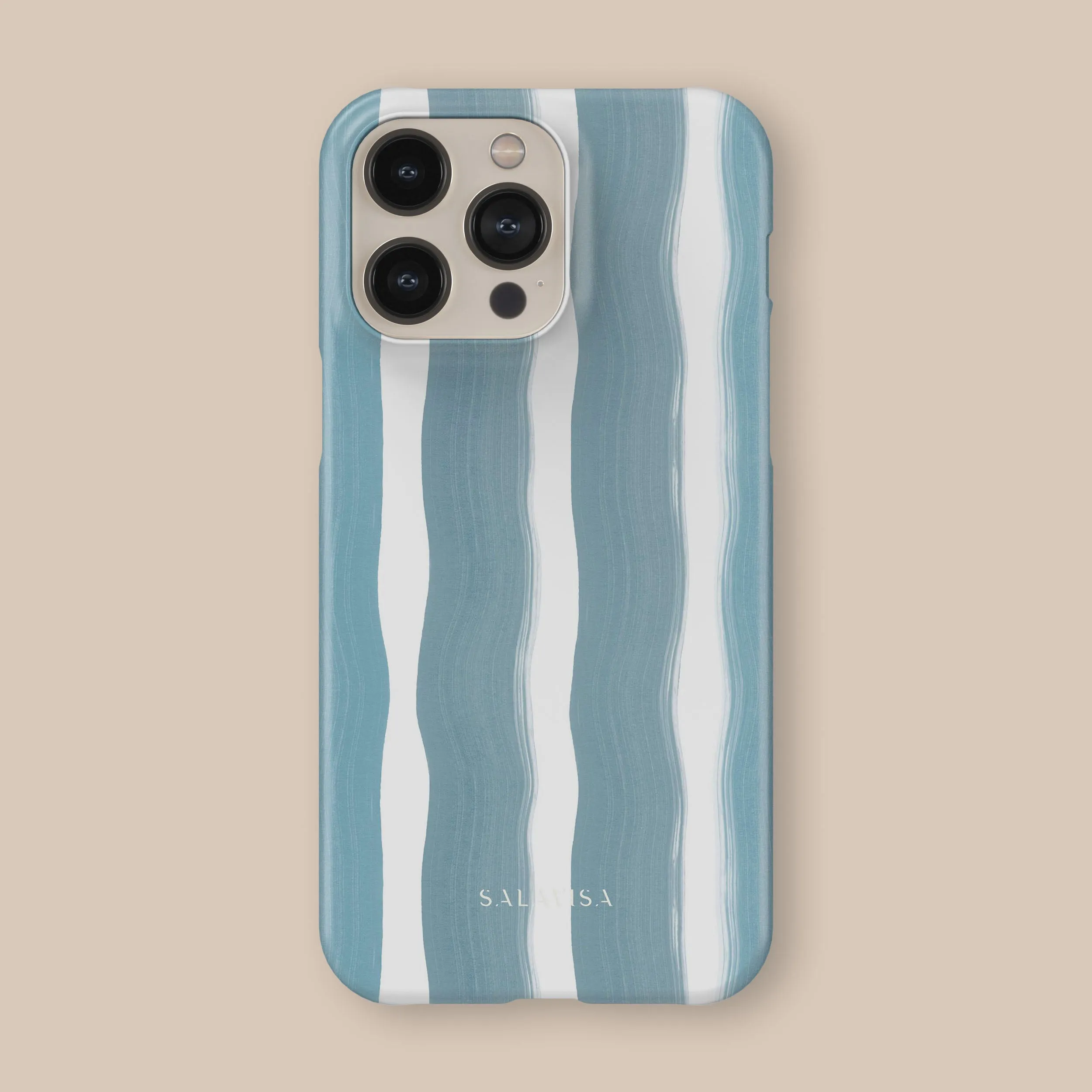 Premium Shield Smooth Surface Blue Currents Phone Case