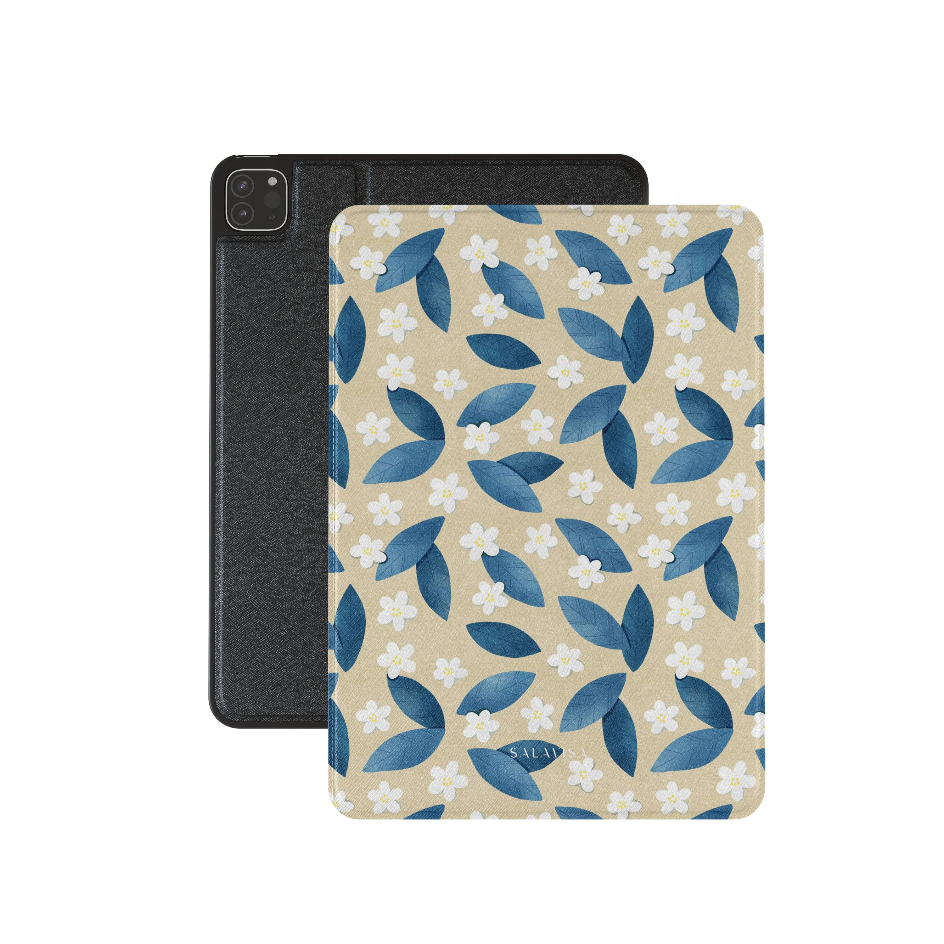 Blue Leafs iPad Case strong frame pad case Tablet Sleeve Ergonomic