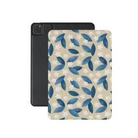 Blue Leafs iPad Case strong frame pad case Tablet Sleeve Ergonomic