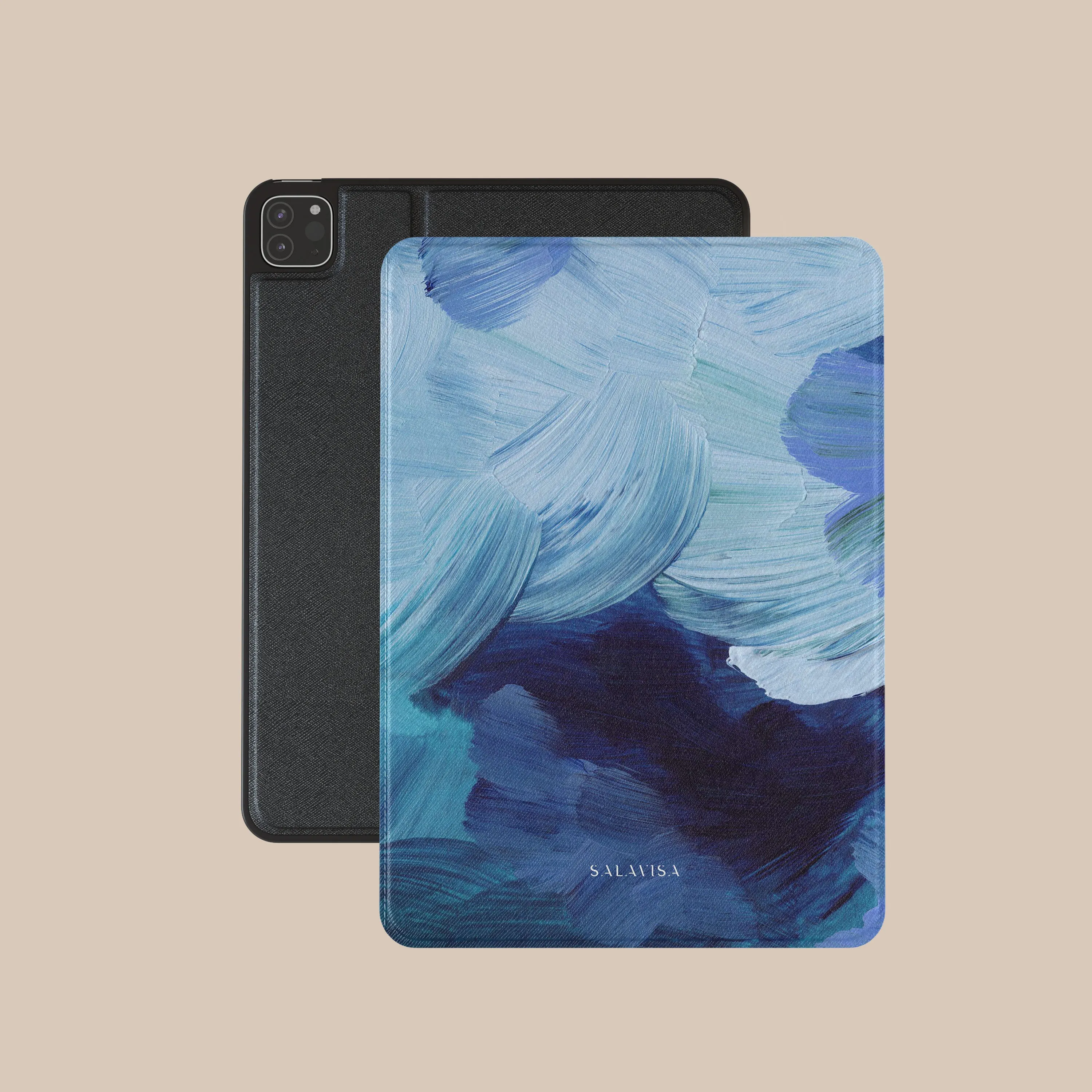 Blue Paint iPad Case ultra thin cover