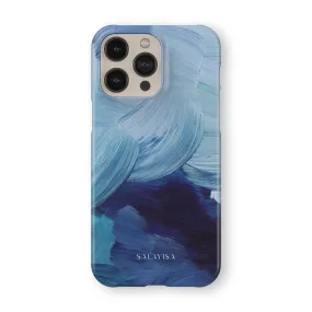 Slim Comfort Hybrid Shield Blue Paint Phone Case