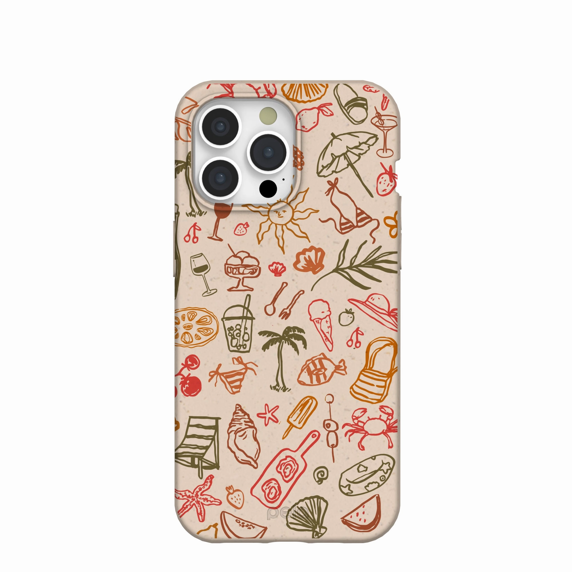 Soft Texture Seashell Sunkissed iPhone 15 Pro Max Case