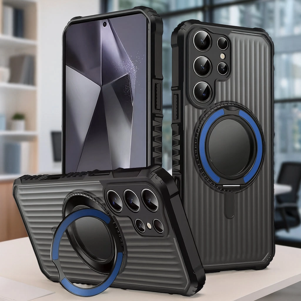 Bolt Clad Magnetic Kickstand Case - Samsung Compact Texture