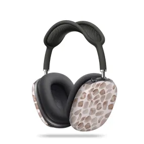 Slim Silicone Bag premium matte silicone shell Brown Watercolor Safari AirPods Max Case