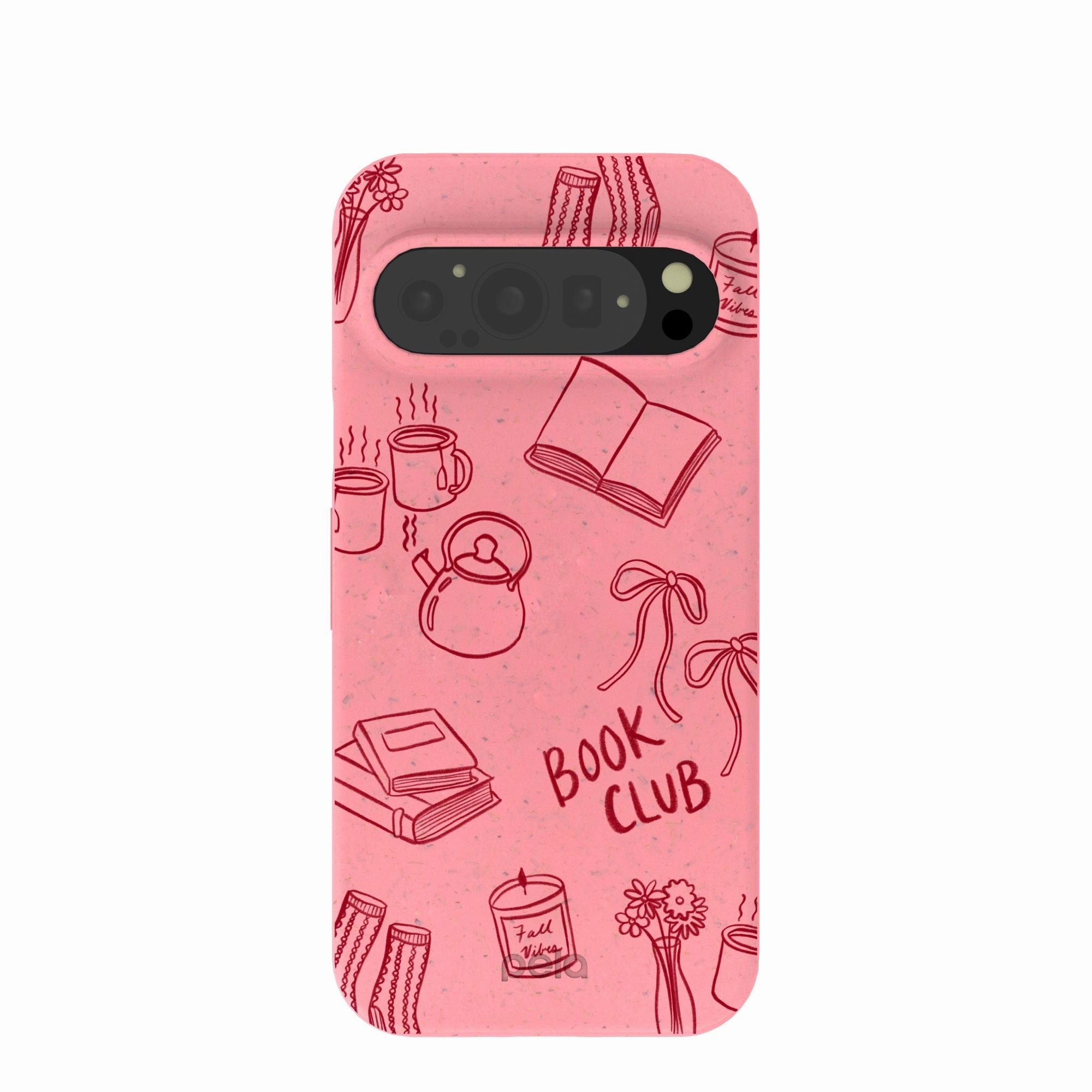 Comfort touch Matte Touch Bubblegum Pink Book Club Google Pixel 9/9 Pro Case