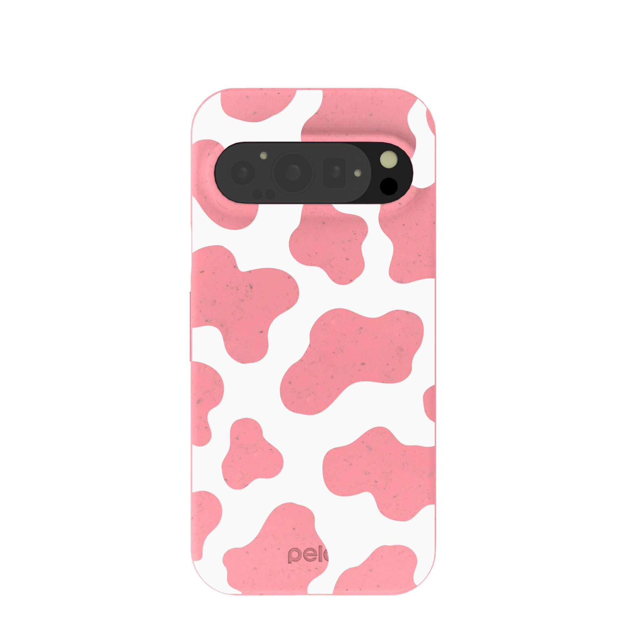 Bubblegum Pink Cow Google Pixel 9/9 Pro Case Soft Feel