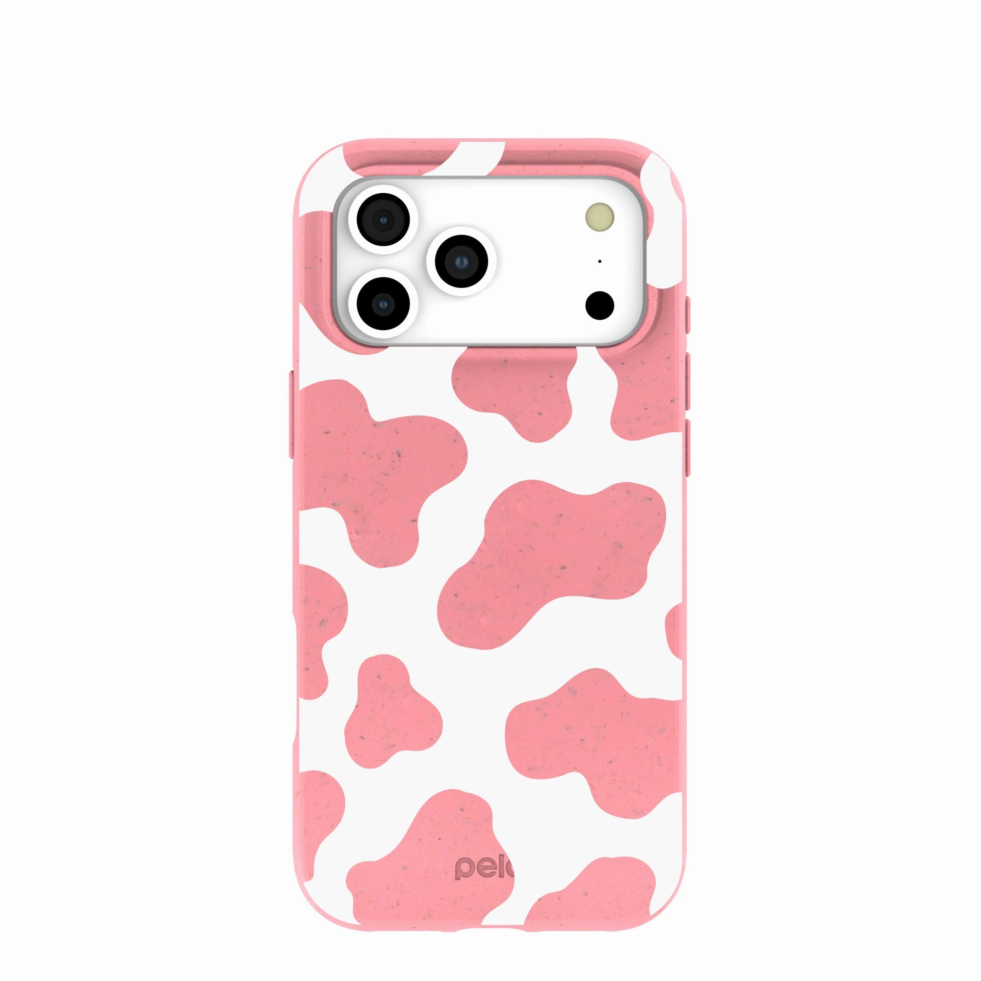 Durable Texture Build Bubblegum Pink Cow iPhone 17 Pro Max Case