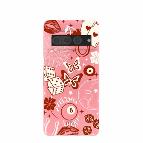 Portable Grip Bubblegum Pink Feeling Lucky Google Pixel 7 Pro Case