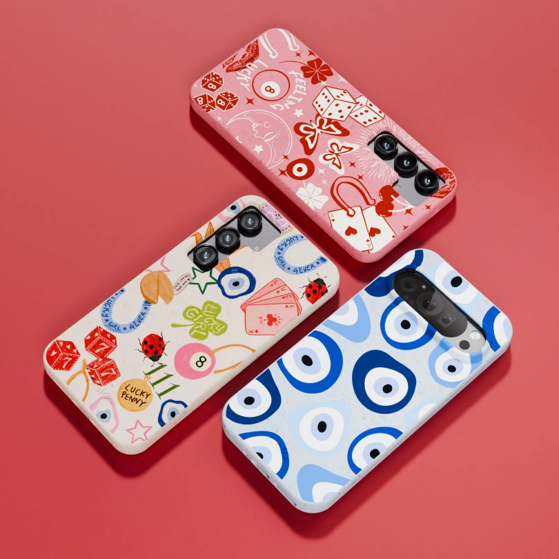 Bubblegum Pink Feeling Lucky iPhone 17 Pro Max Case Premium Craft