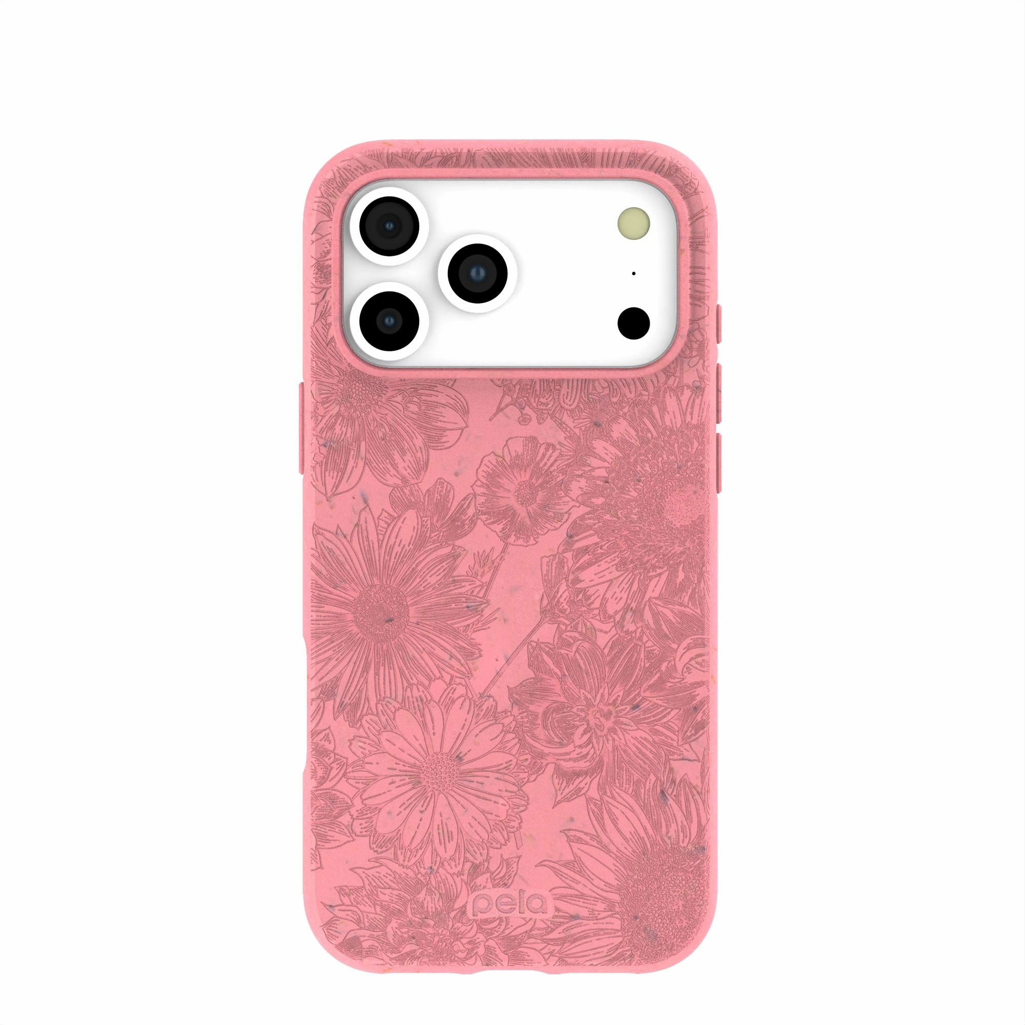 Hybrid Form Comfort Build Bubblegum Pink Flora iPhone 17 Pro Max Case