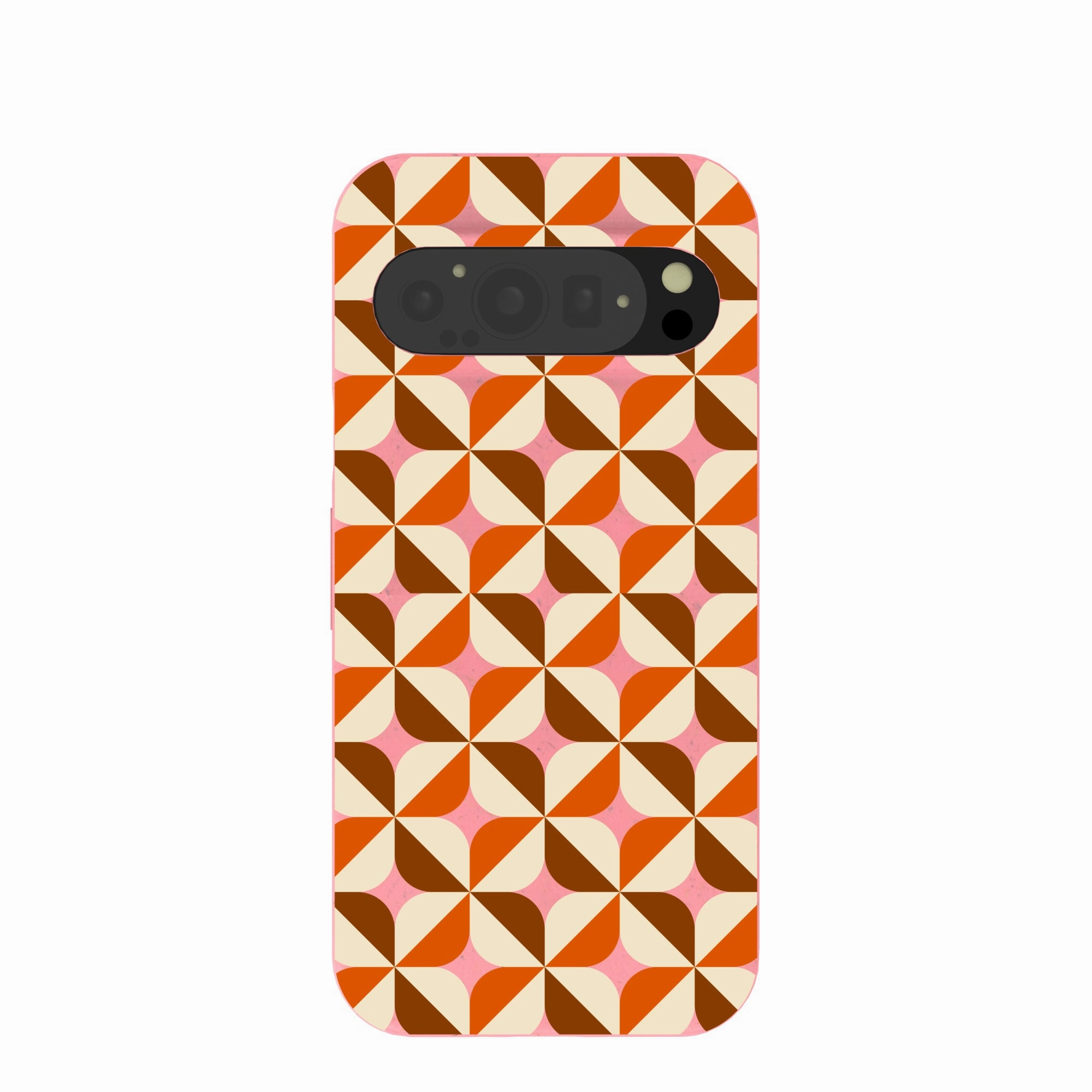 Soft touch layer Bubblegum Pink Groovy Tiles Google Pixel 9/9 Pro Case