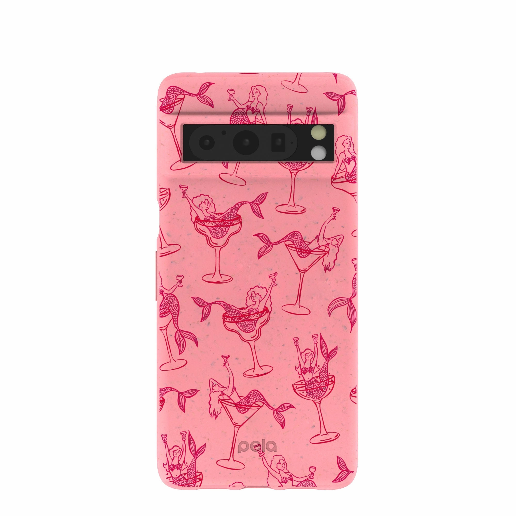 Bubblegum Pink Mermaid Cocktail Google Pixel 8 Pro Case Impact Cushion