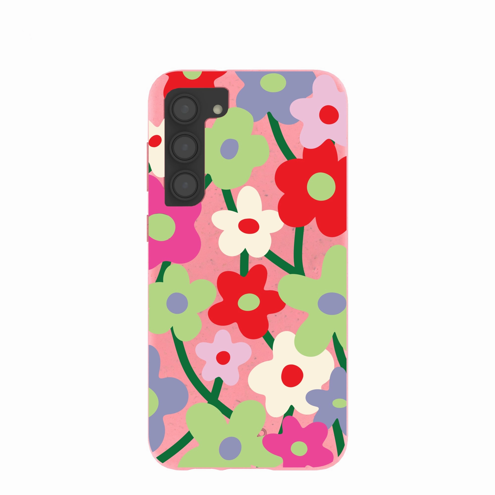 Bubblegum Pink Poppy Flora Samsung Galaxy S23 (Plus) Case Fashion Choice Casual Look
