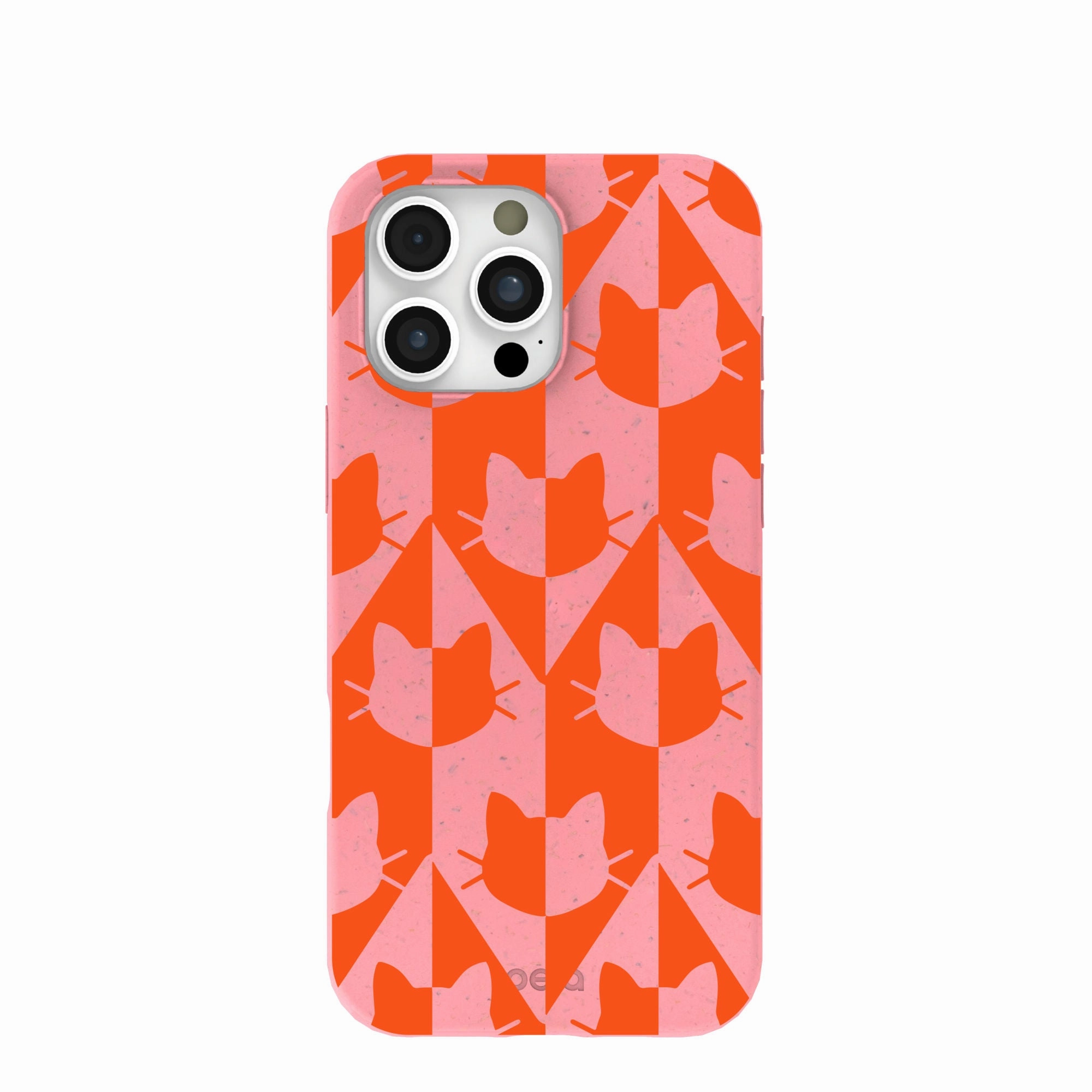 Bubblegum Pink Purr iPhone 16 Pro Max Case Hybrid Build Texture