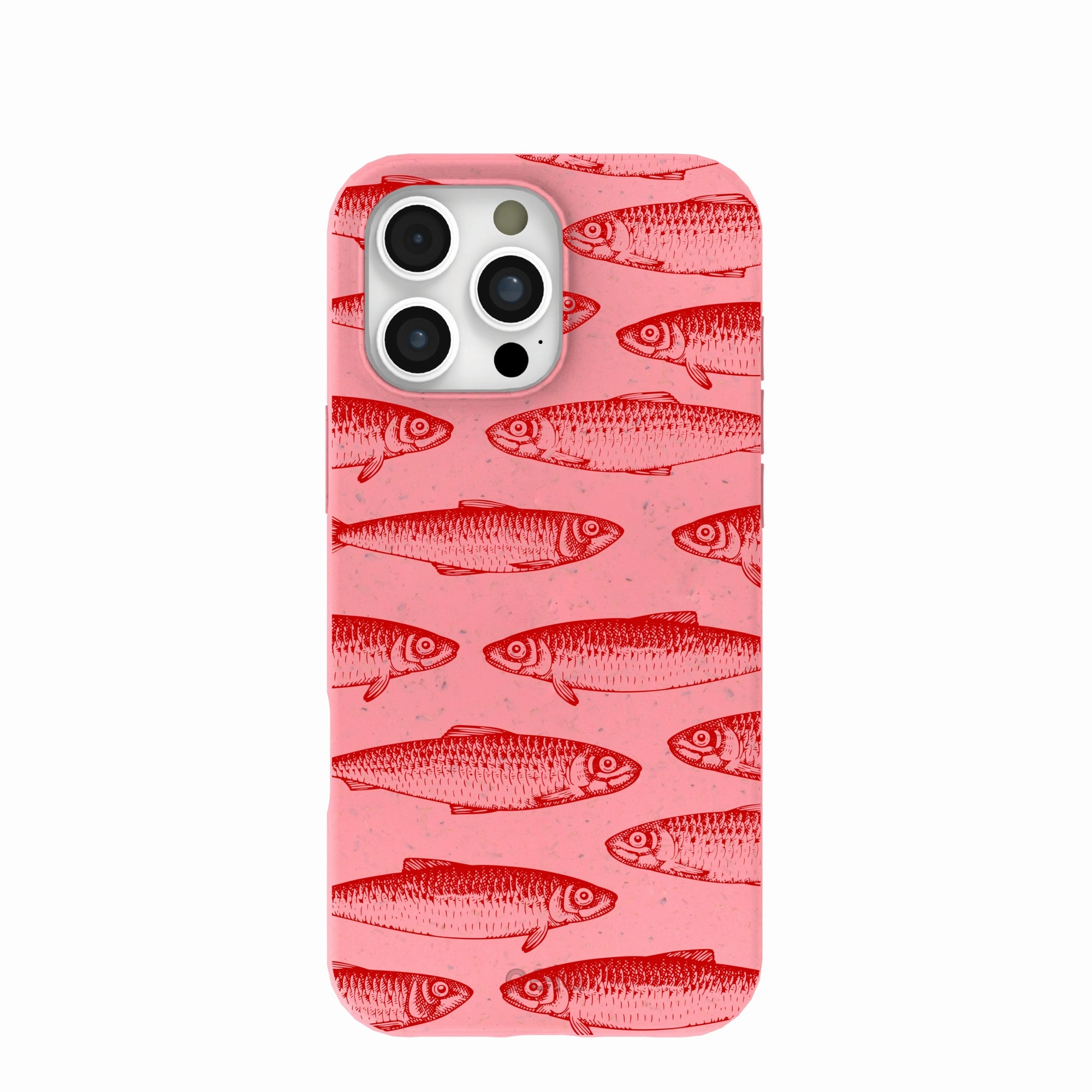 Soft Finish Layer Comfort Texture Bubblegum Pink Sardine Stream iPhone 16 Pro Max Case