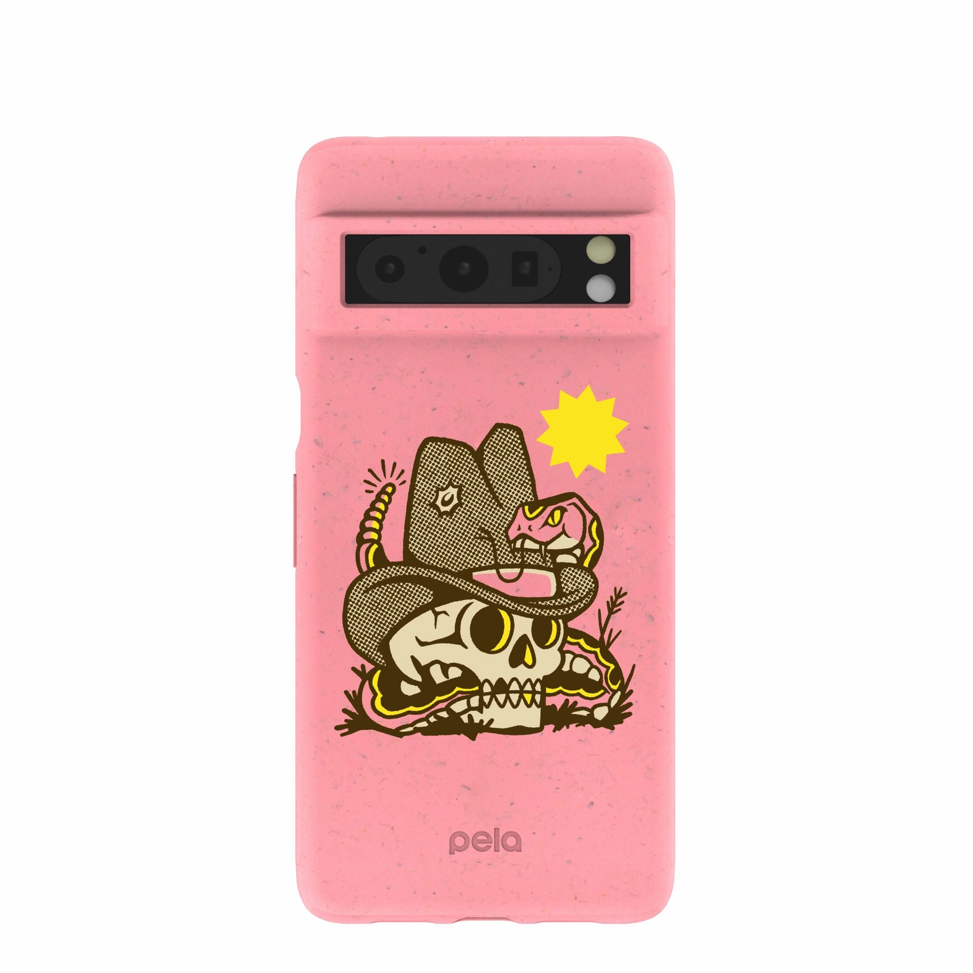 Bubblegum Pink Snakebite Google Pixel 8 Pro Case Portable Fit