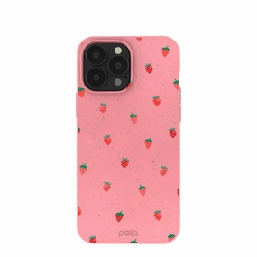 Luxury Detail Texture Bubblegum Pink Summer Berries iPhone 13 Pro Max Case