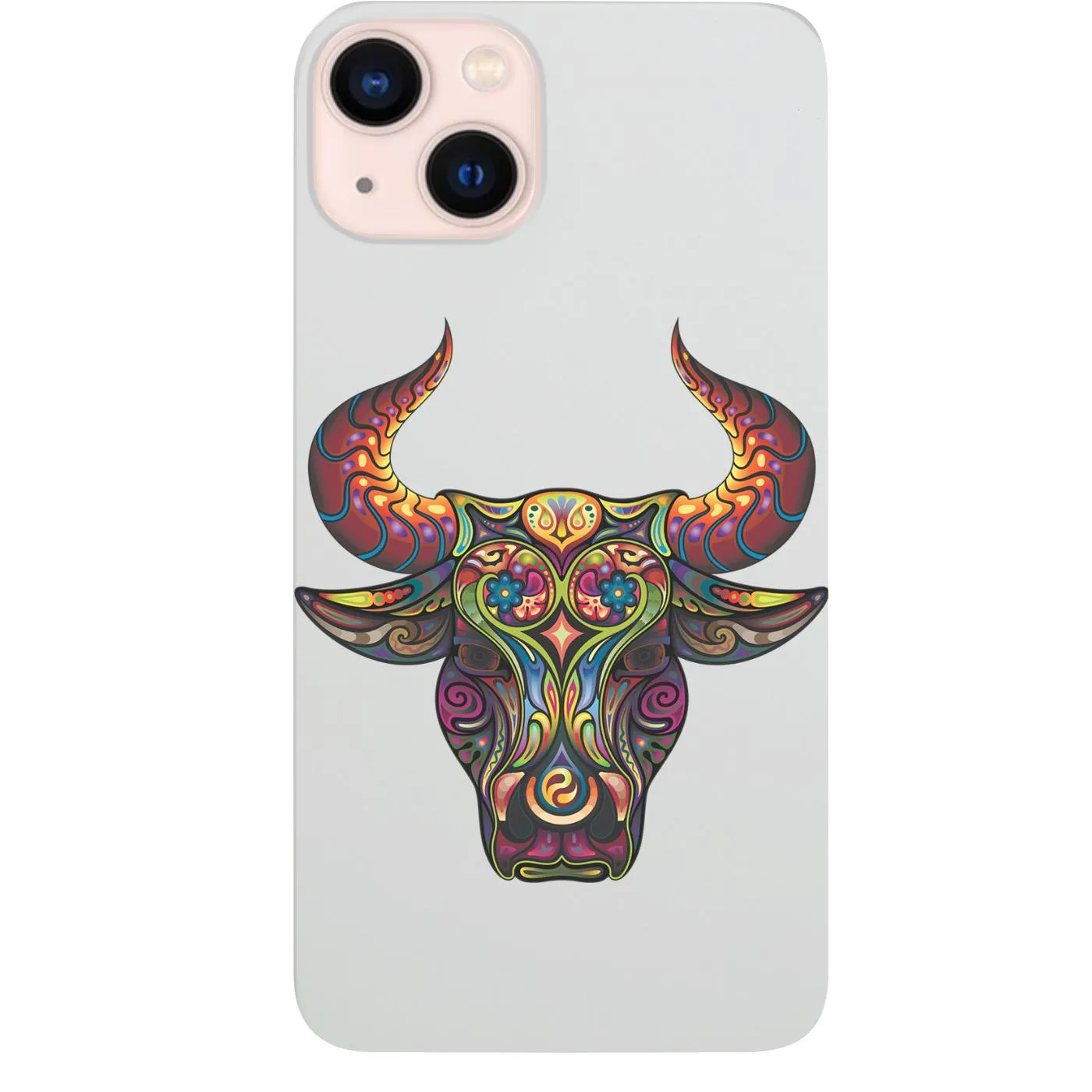 Subtle Touch Bull Head - UV Color Printed Phone Case