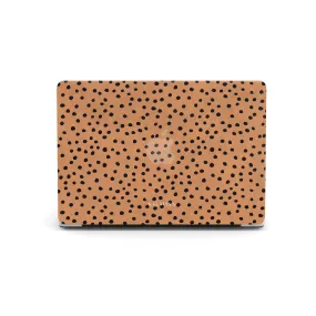 Work Essentials Burnt Orange Polka Dots MacBook Case