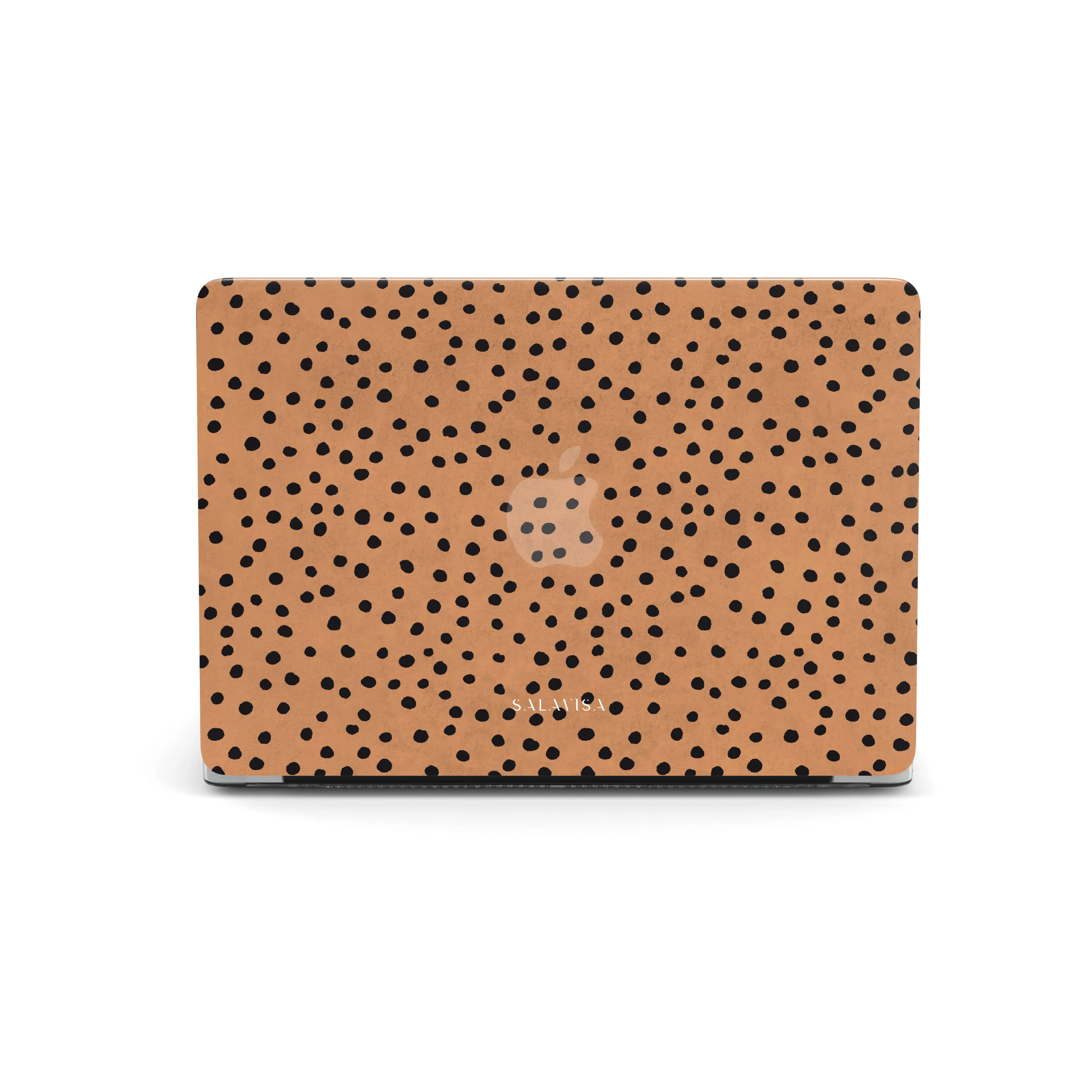 Work Essentials Burnt Orange Polka Dots MacBook Case