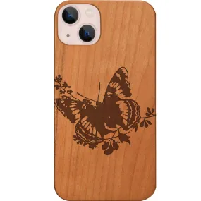 Butterfly 2 - Engraved Phone Case Sleek Finish Soft Grip Layer