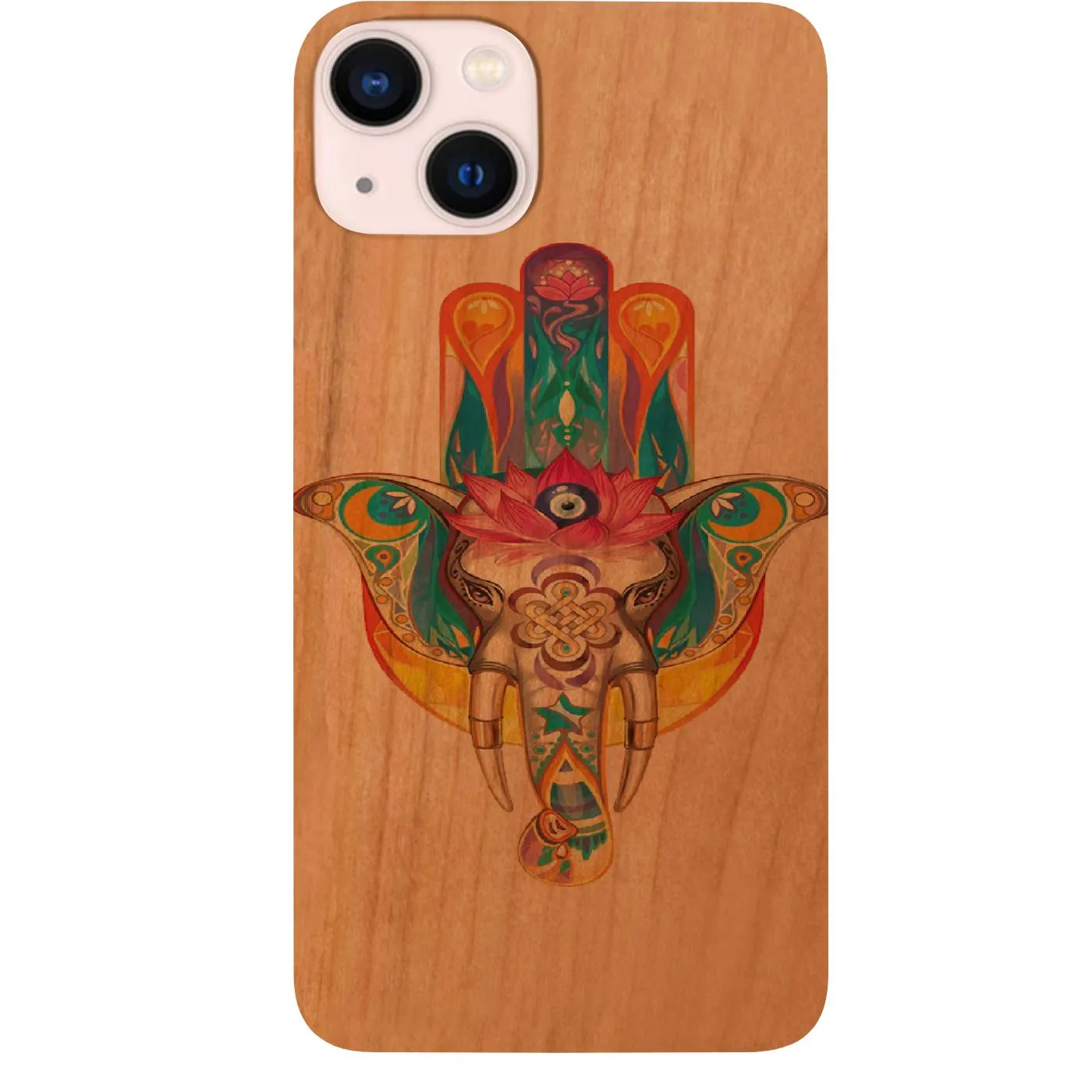 Modern Build Hamsa Elephant - UV Color Printed Phone Case