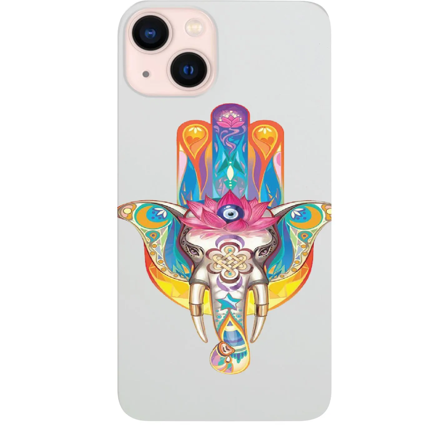 Hamsa Elephant - UV Color Printed Phone Case everyday elegance Drop Protection