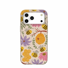 High End Look Seashell Bee Life iPhone 17 Pro Max Case