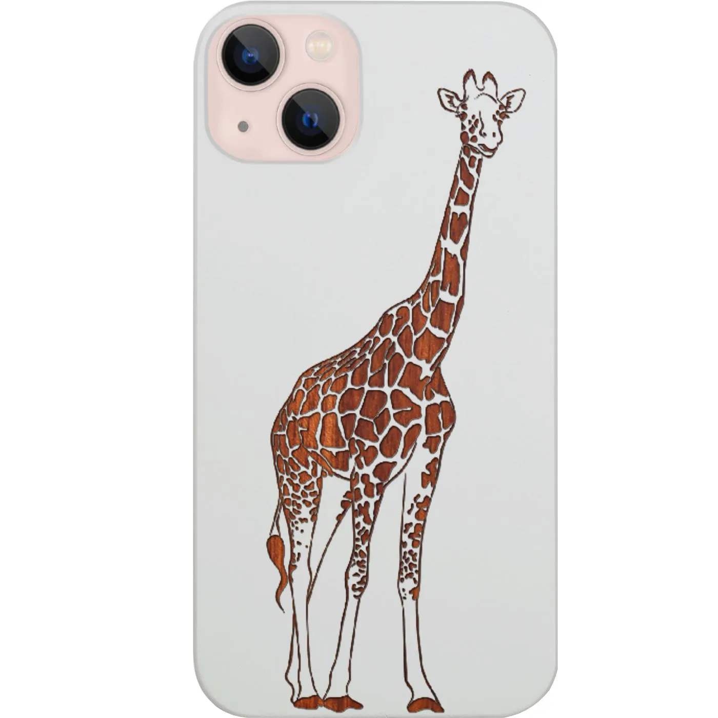Giraffe - Engraved Phone Case Shock Surface