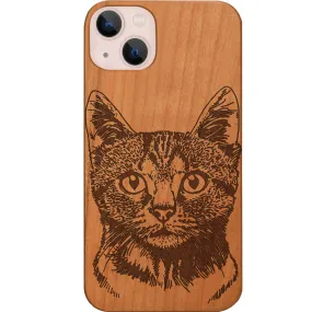 Cat - Engraved Phone Case Soft Design Classic Grip