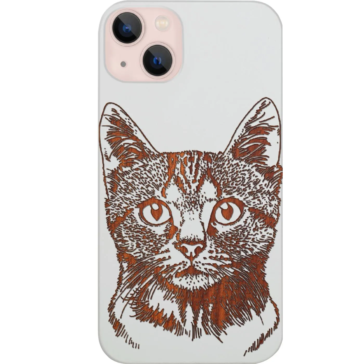 Anti scratch Cat - Engraved Phone Case
