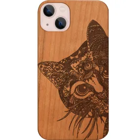 Cat Mandala - Engraved Phone Case Light Touch Premium Material