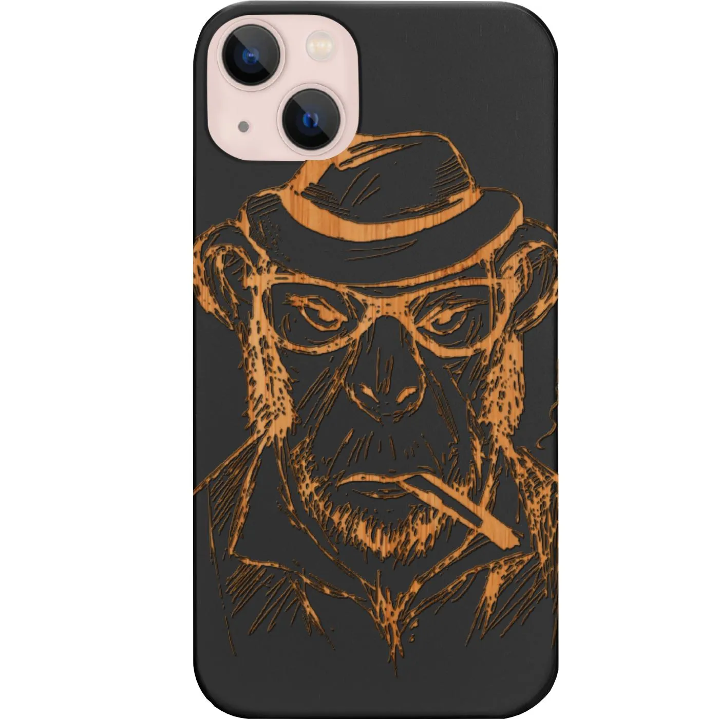 Smoking Gorilla - Engraved Phone Case Magnetic Mount Grip Control