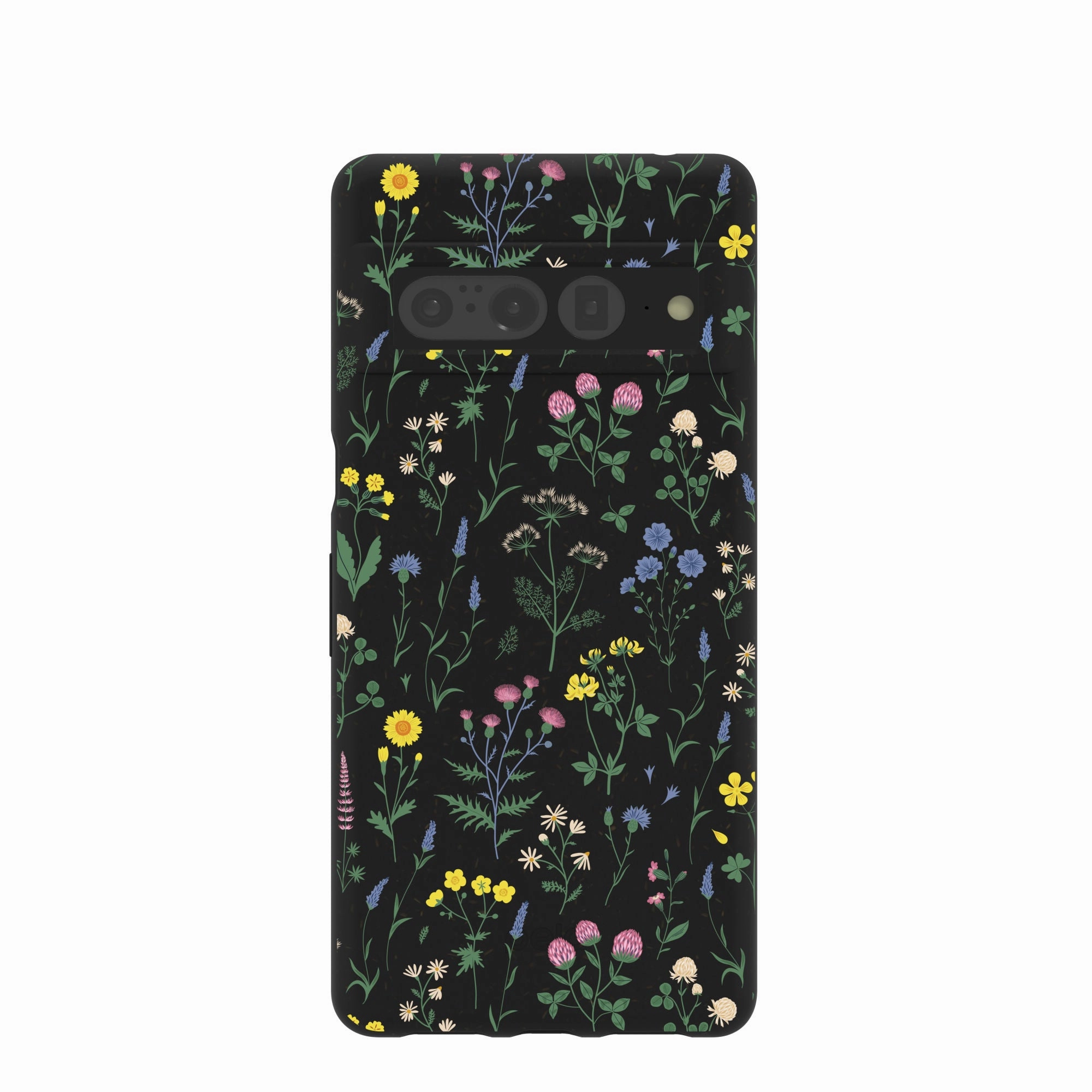 Black Shadow Blooms Google Pixel 7 Pro Case Functional Design Comfort touch