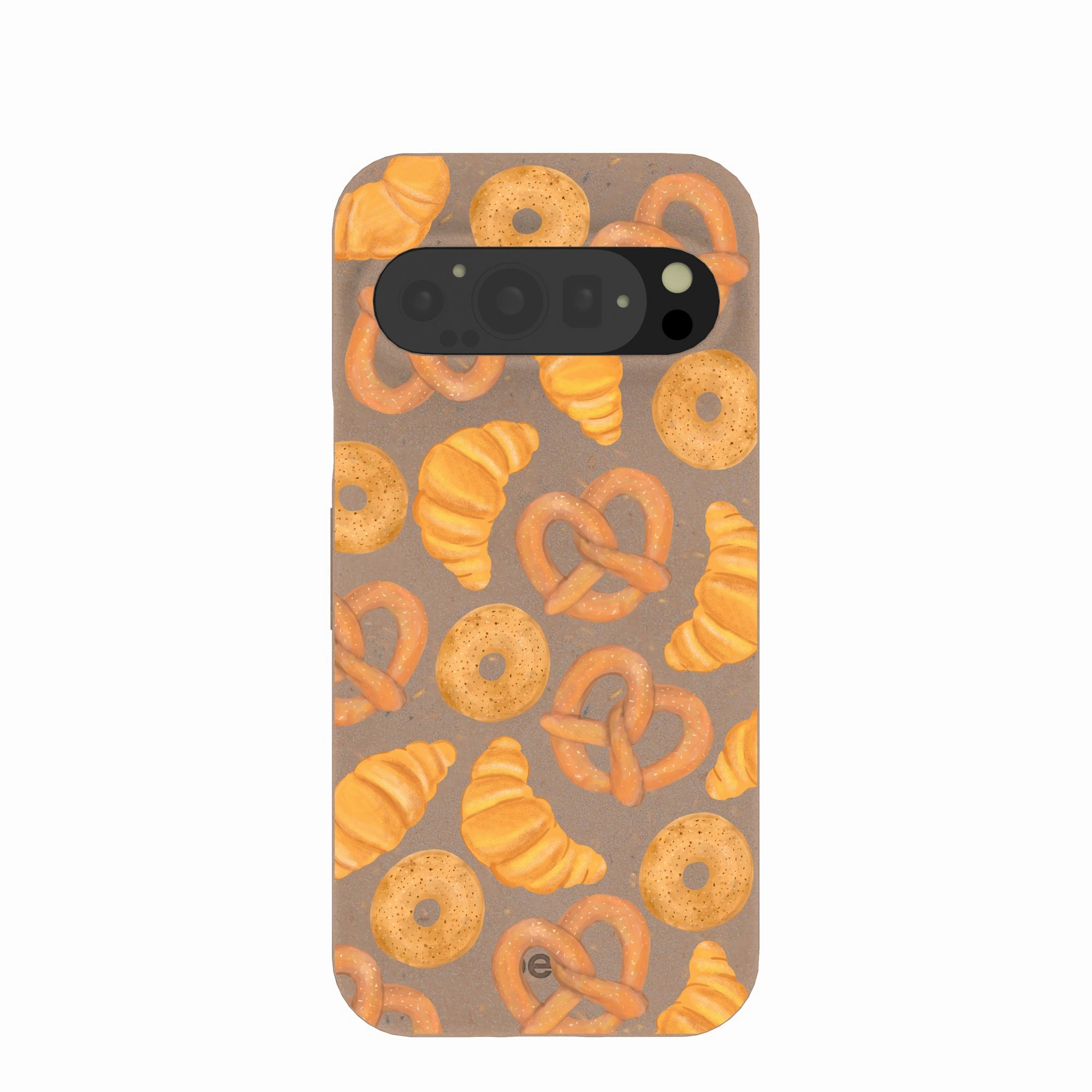 Chocolate Brown Baked Goodies Google Pixel 9/9 Pro Case Comfort Grip Protective Detail