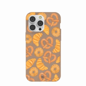 Smooth Detail Color Gradient Chocolate Brown Baked Goodies iPhone 14 Pro Max Case